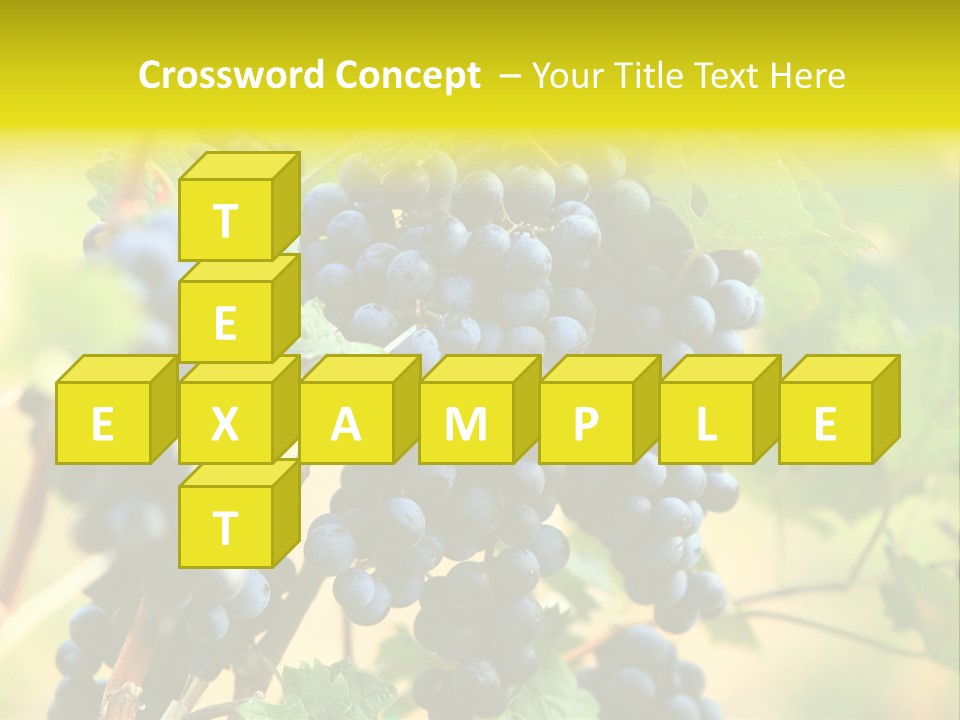 Bunch Vino Green PowerPoint Template