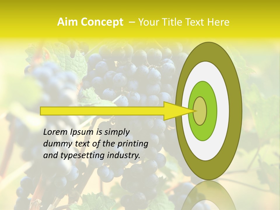 Bunch Vino Green PowerPoint Template