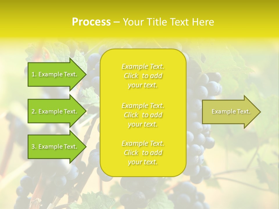 Bunch Vino Green PowerPoint Template