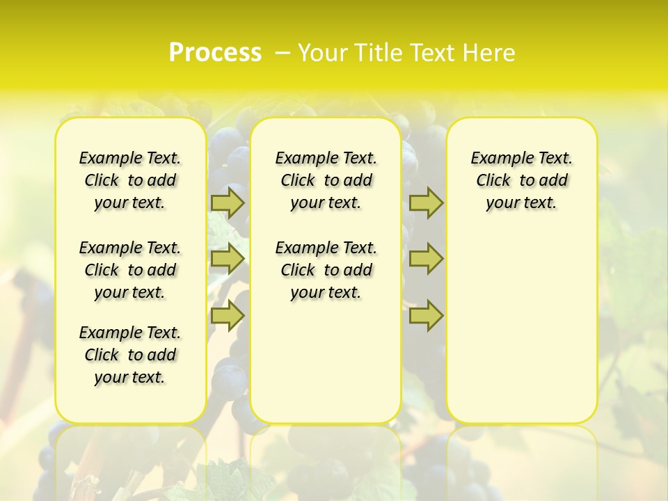 Bunch Vino Green PowerPoint Template