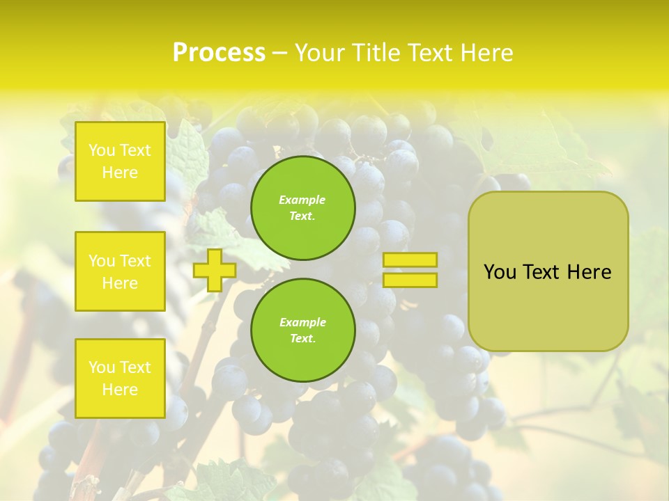 Bunch Vino Green PowerPoint Template