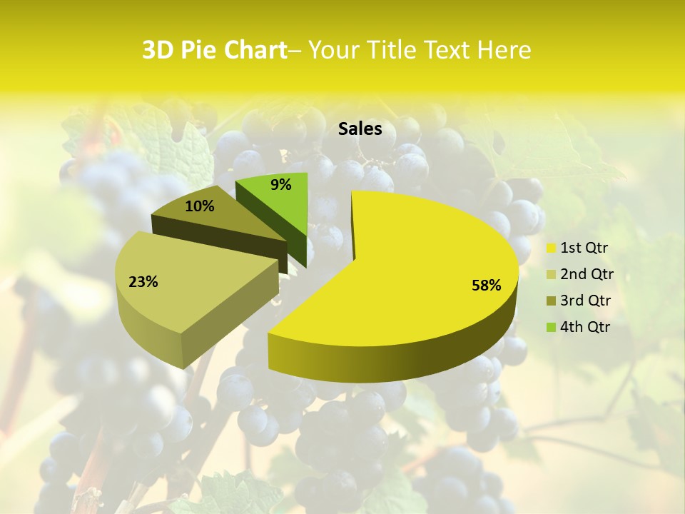 Bunch Vino Green PowerPoint Template