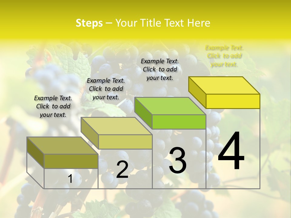 Bunch Vino Green PowerPoint Template
