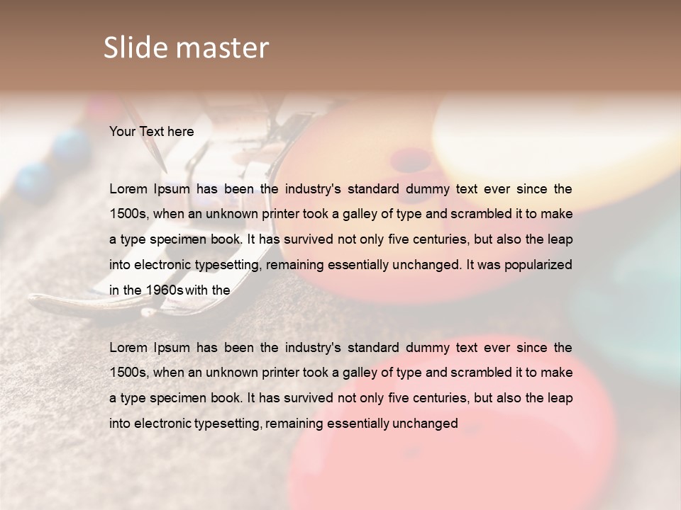 Green Beautiful String PowerPoint Template