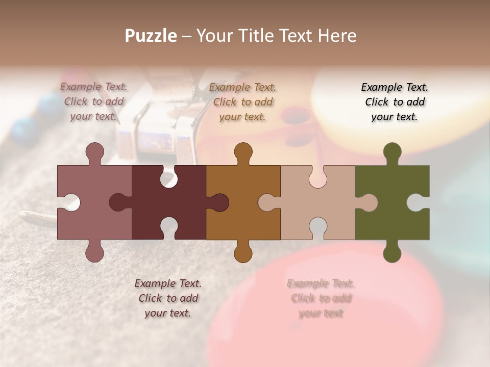 Green Beautiful String PowerPoint Template