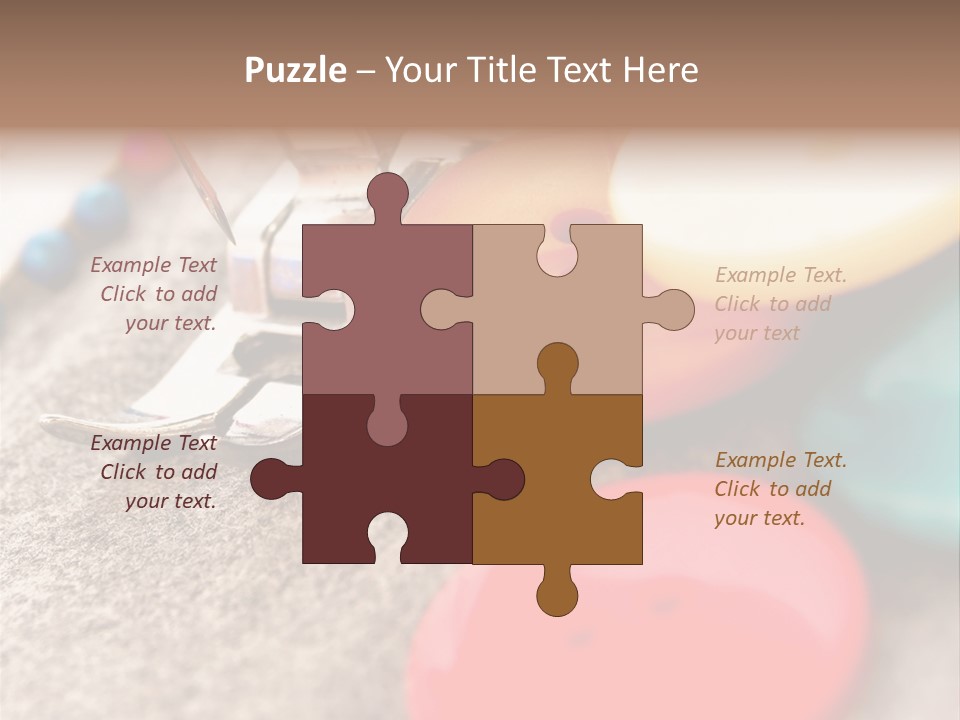 Green Beautiful String PowerPoint Template