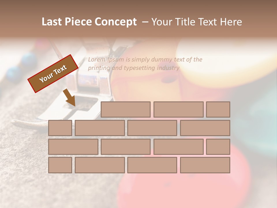 Green Beautiful String PowerPoint Template