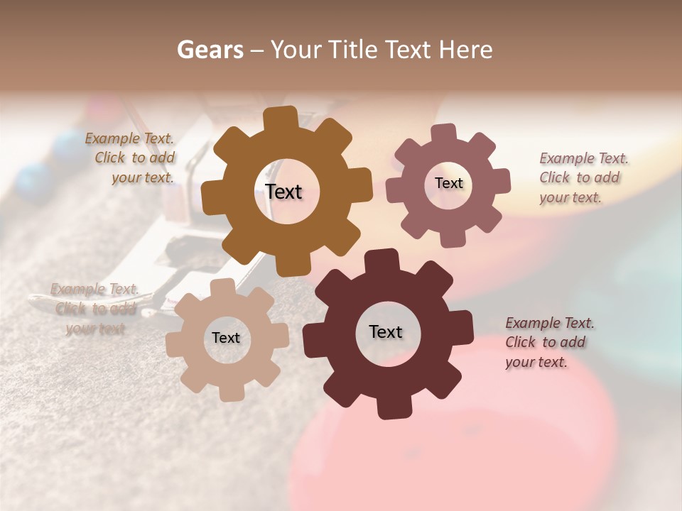 Green Beautiful String PowerPoint Template