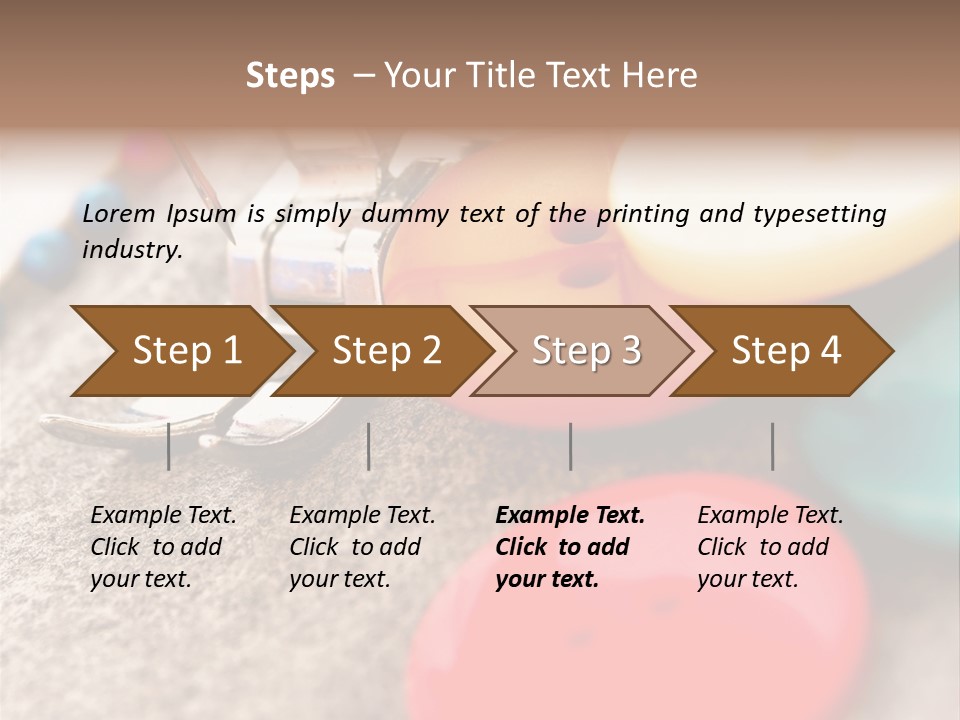 Green Beautiful String PowerPoint Template