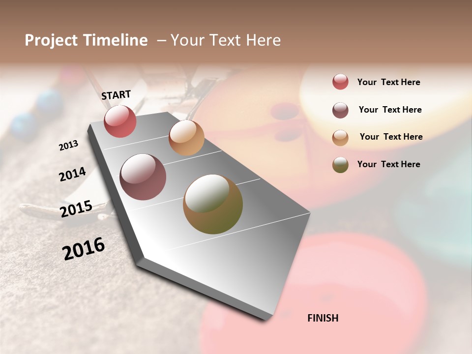 Green Beautiful String PowerPoint Template