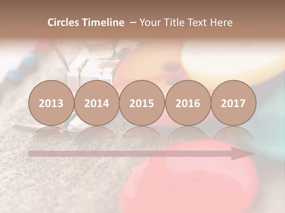 Green Beautiful String PowerPoint Template