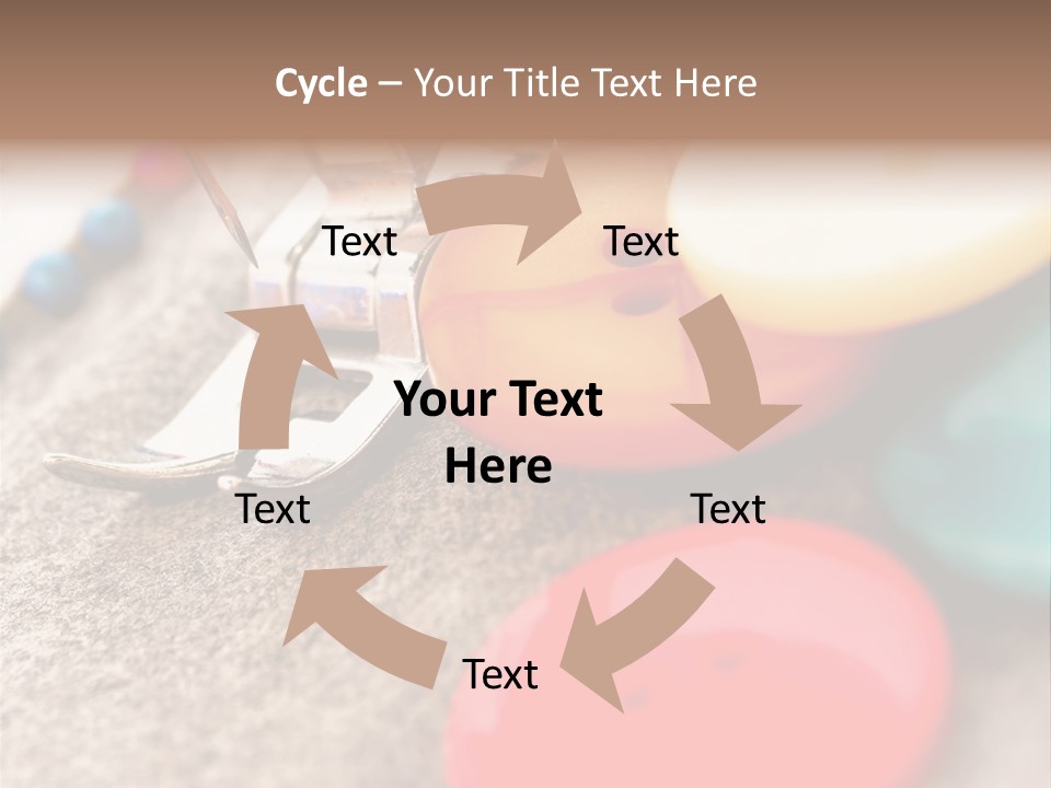 Green Beautiful String PowerPoint Template