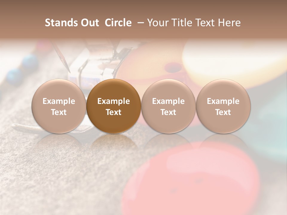 Green Beautiful String PowerPoint Template