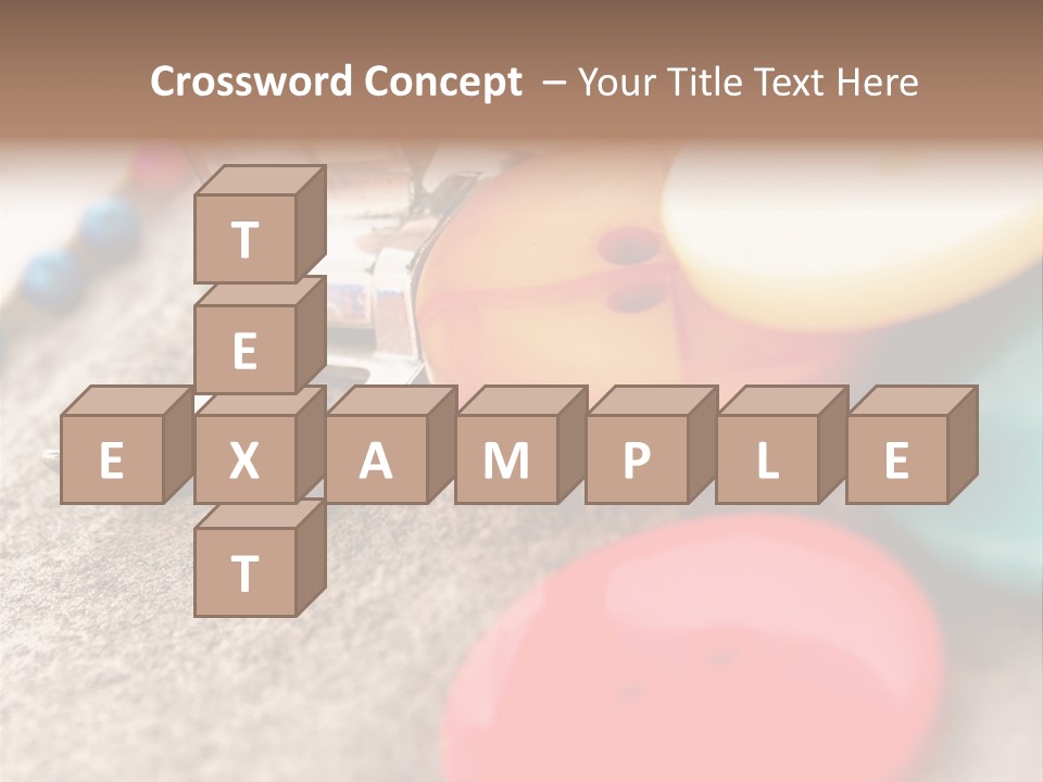 Green Beautiful String PowerPoint Template