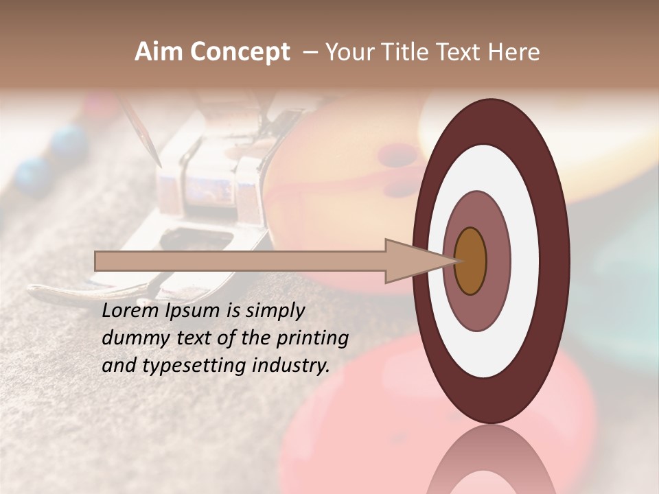 Green Beautiful String PowerPoint Template