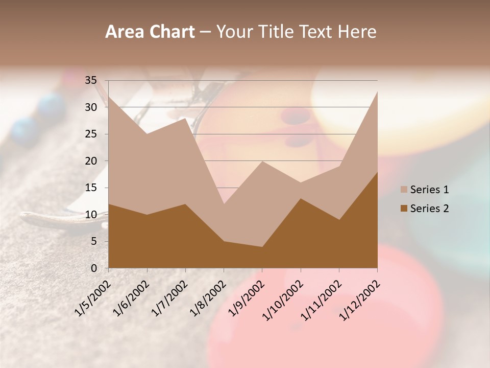 Green Beautiful String PowerPoint Template