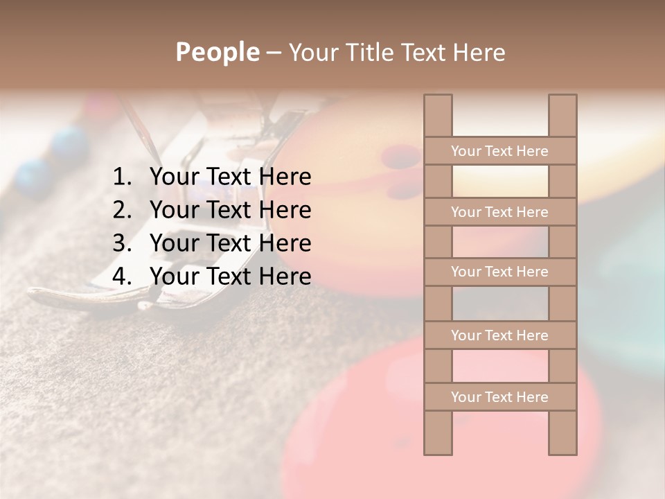 Green Beautiful String PowerPoint Template