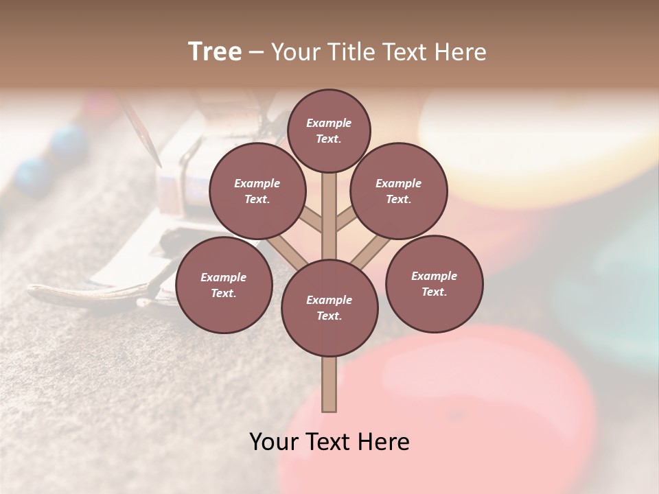 Green Beautiful String PowerPoint Template