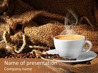 Simple Columbia Cup PowerPoint Template