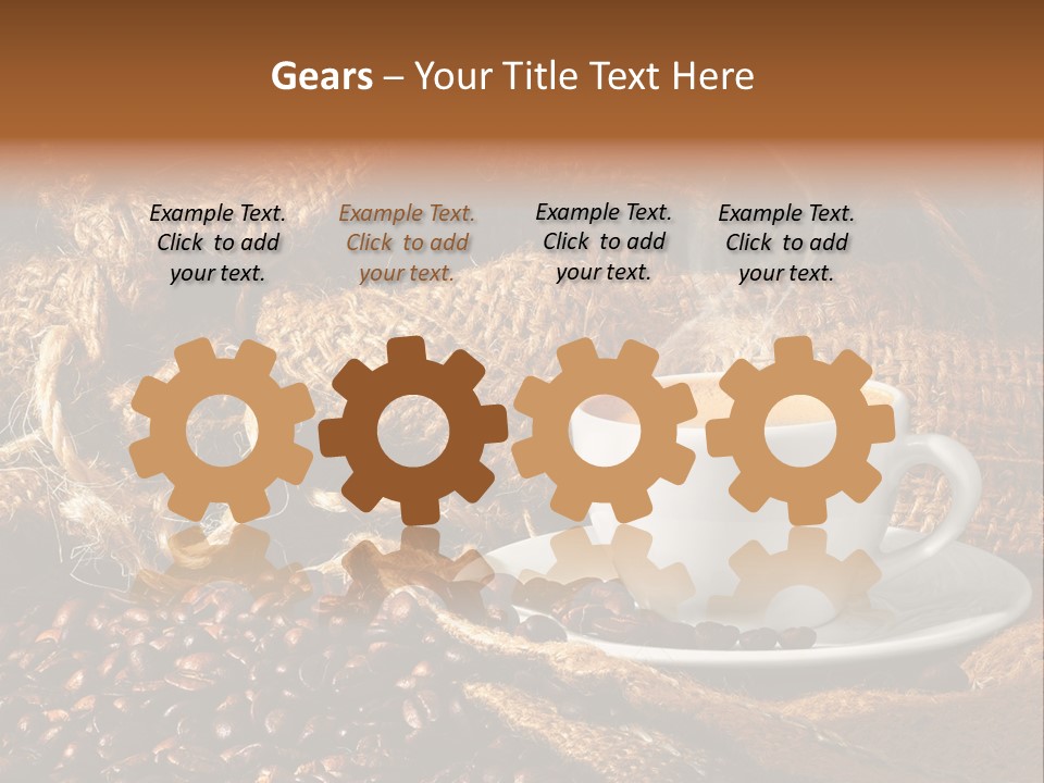 Simple Columbia Cup PowerPoint Template