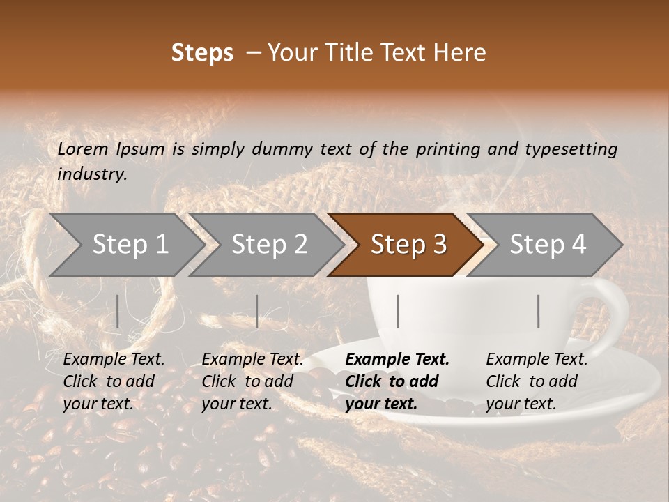 Simple Columbia Cup PowerPoint Template