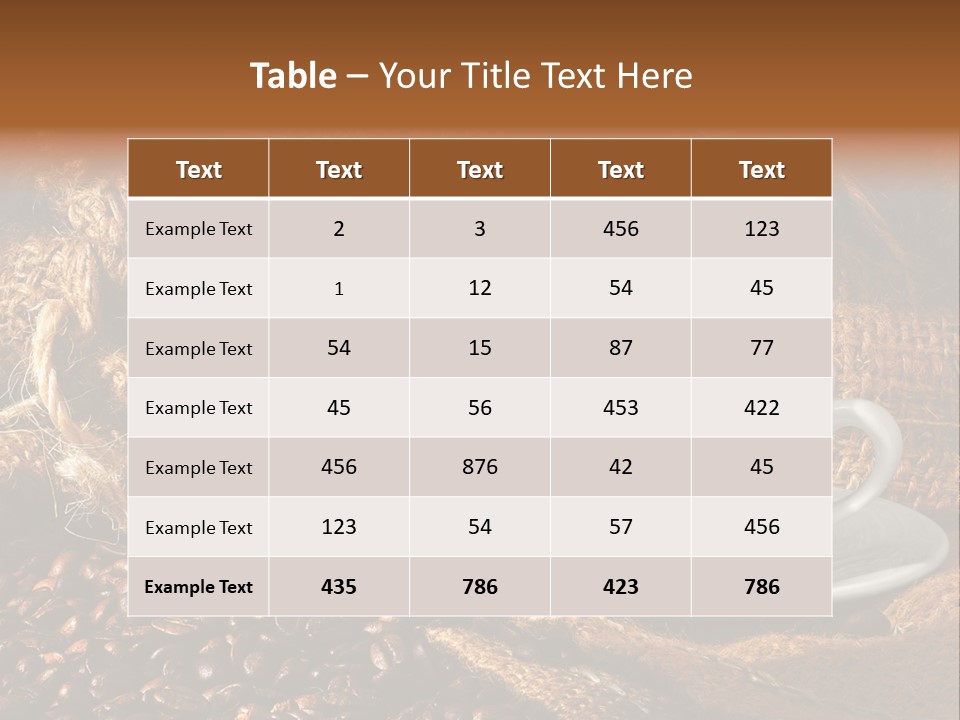 Simple Columbia Cup PowerPoint Template