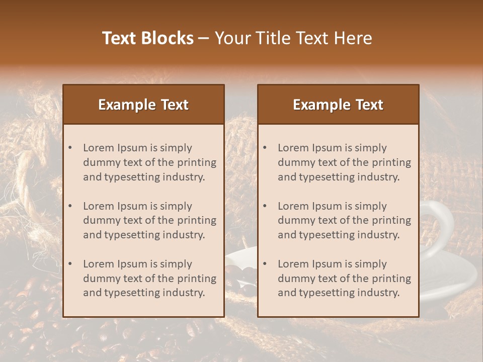 Simple Columbia Cup PowerPoint Template