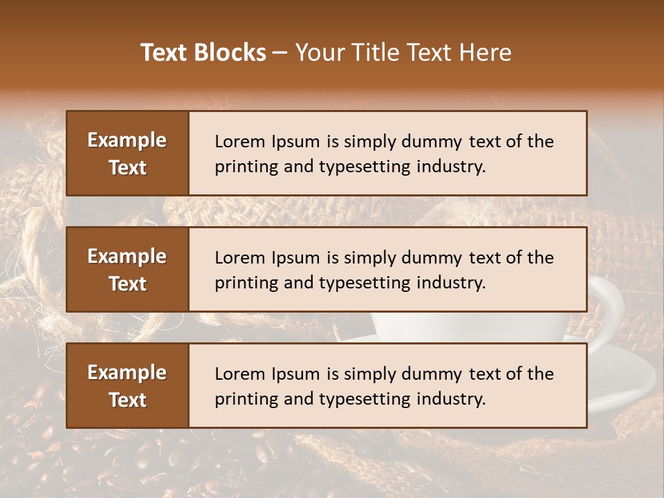 Simple Columbia Cup PowerPoint Template