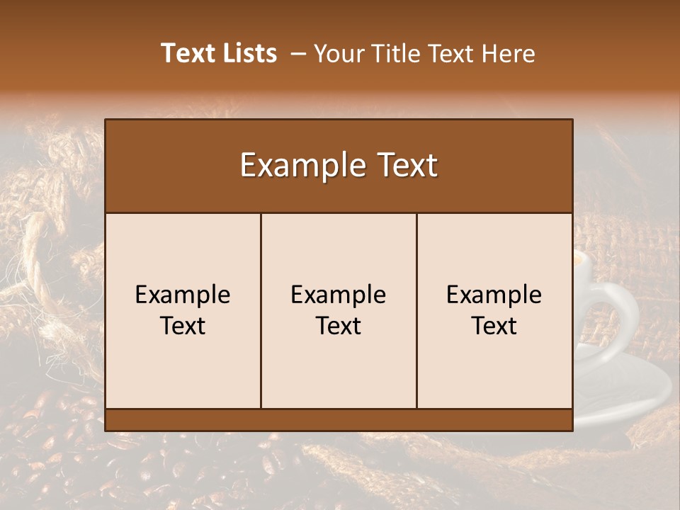 Simple Columbia Cup PowerPoint Template