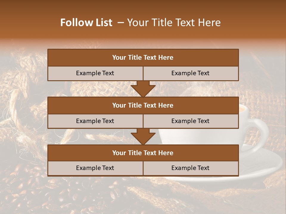 Simple Columbia Cup PowerPoint Template