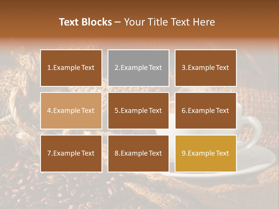 Simple Columbia Cup PowerPoint Template