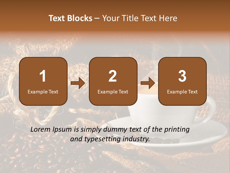 Simple Columbia Cup PowerPoint Template