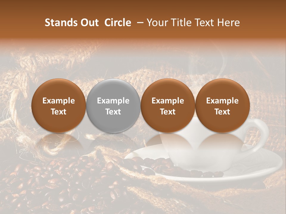 Simple Columbia Cup PowerPoint Template