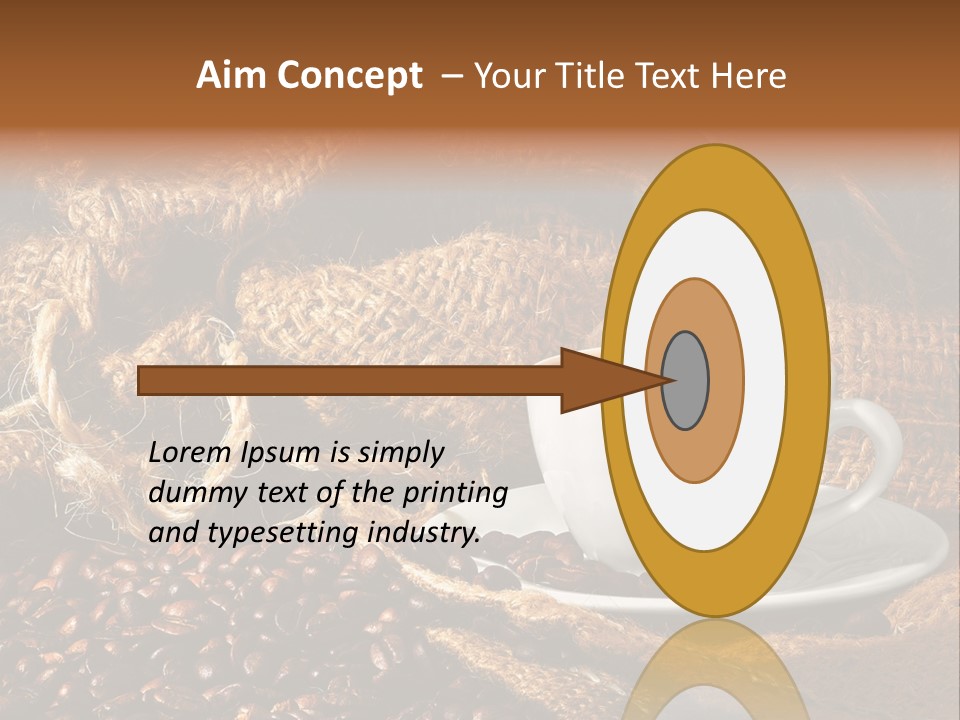 Simple Columbia Cup PowerPoint Template