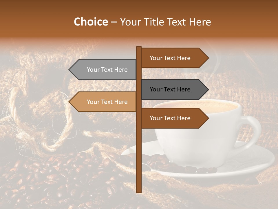 Simple Columbia Cup PowerPoint Template