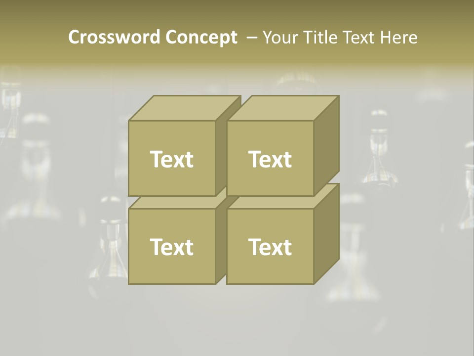 Vertical Supply Bulb PowerPoint Template