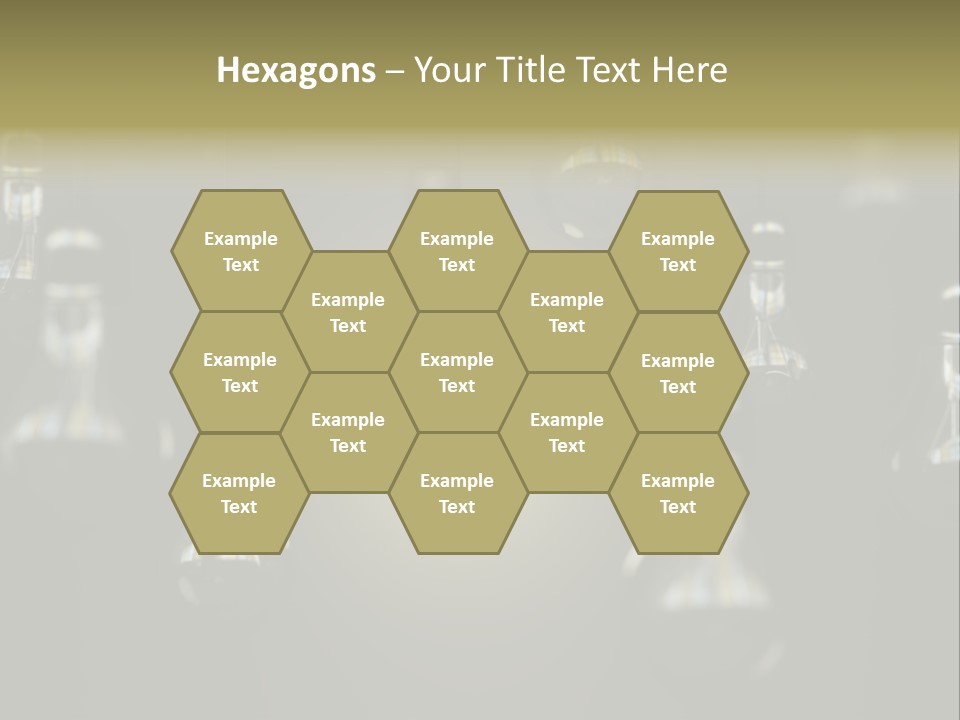 Vertical Supply Bulb PowerPoint Template