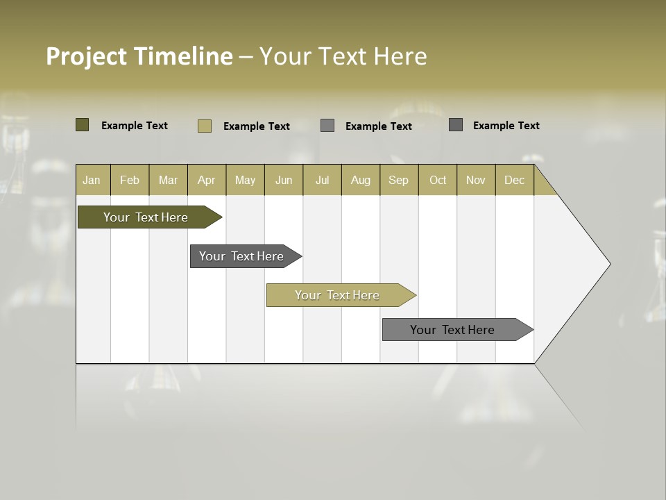 Vertical Supply Bulb PowerPoint Template