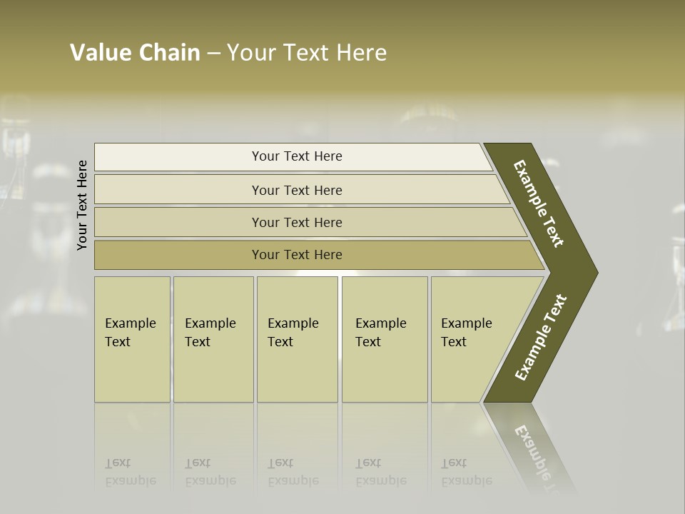 Vertical Supply Bulb PowerPoint Template