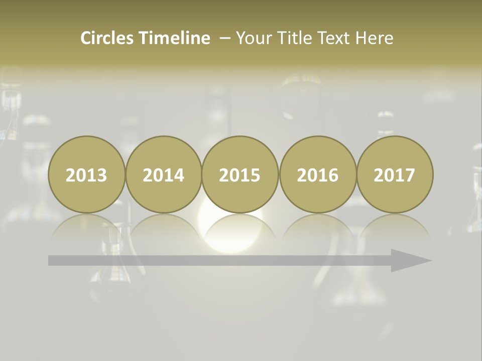 Vertical Supply Bulb PowerPoint Template