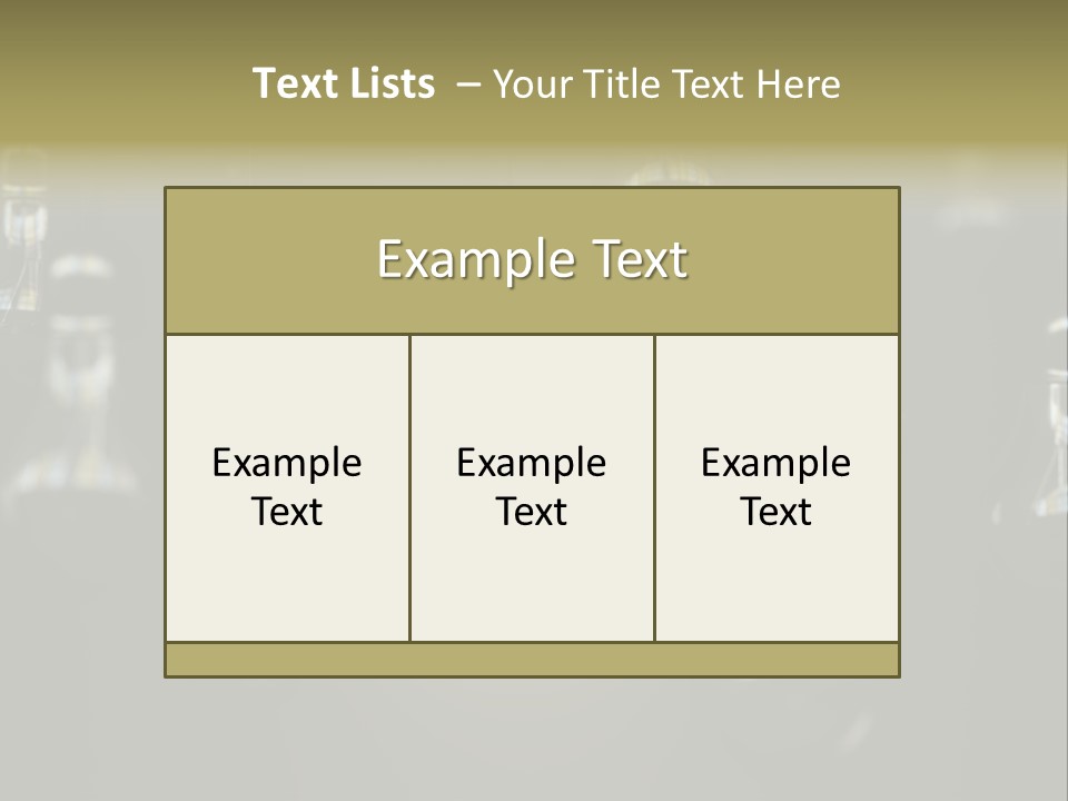 Vertical Supply Bulb PowerPoint Template