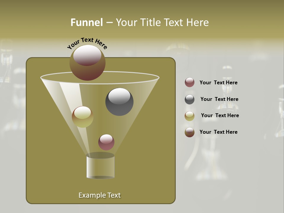 Vertical Supply Bulb PowerPoint Template
