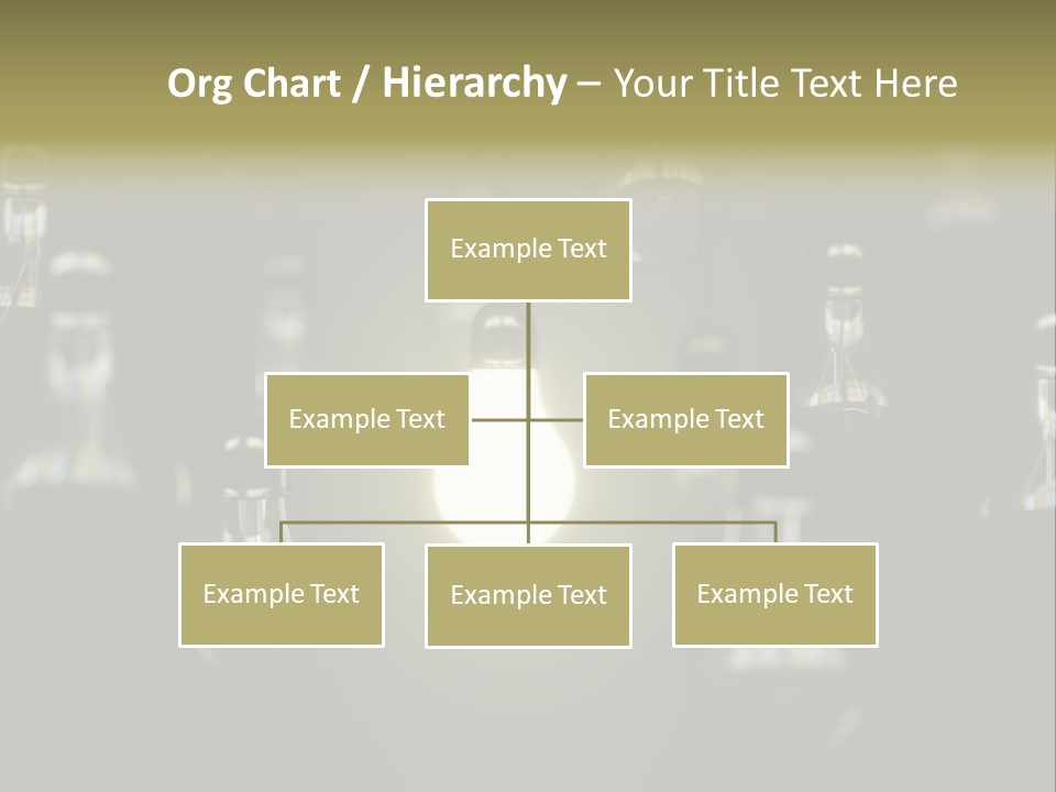 Vertical Supply Bulb PowerPoint Template
