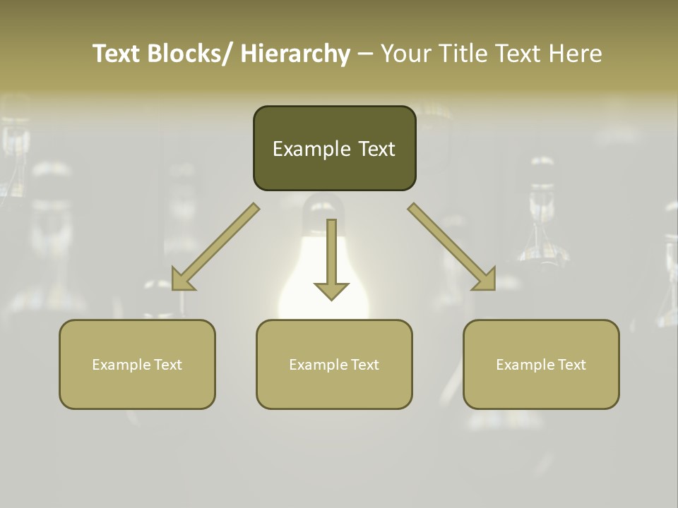 Vertical Supply Bulb PowerPoint Template