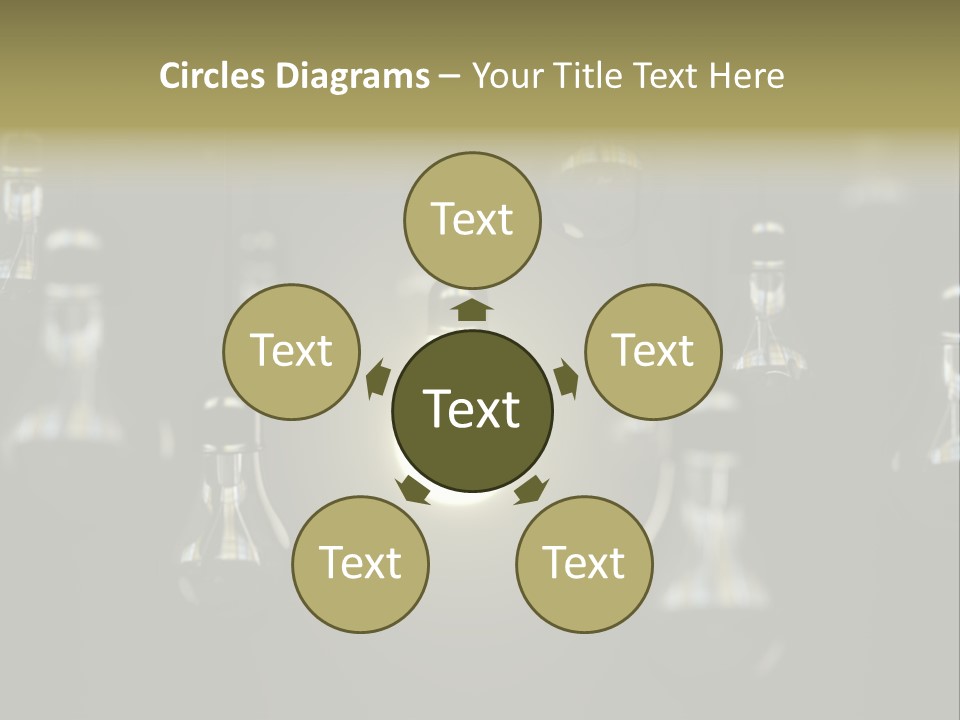 Vertical Supply Bulb PowerPoint Template