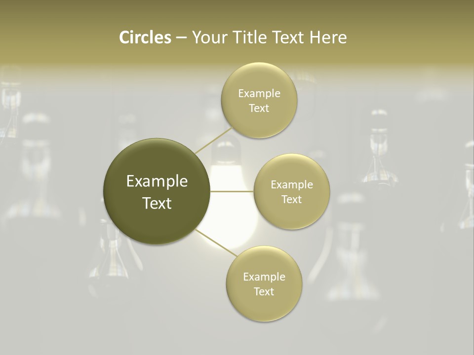 Vertical Supply Bulb PowerPoint Template