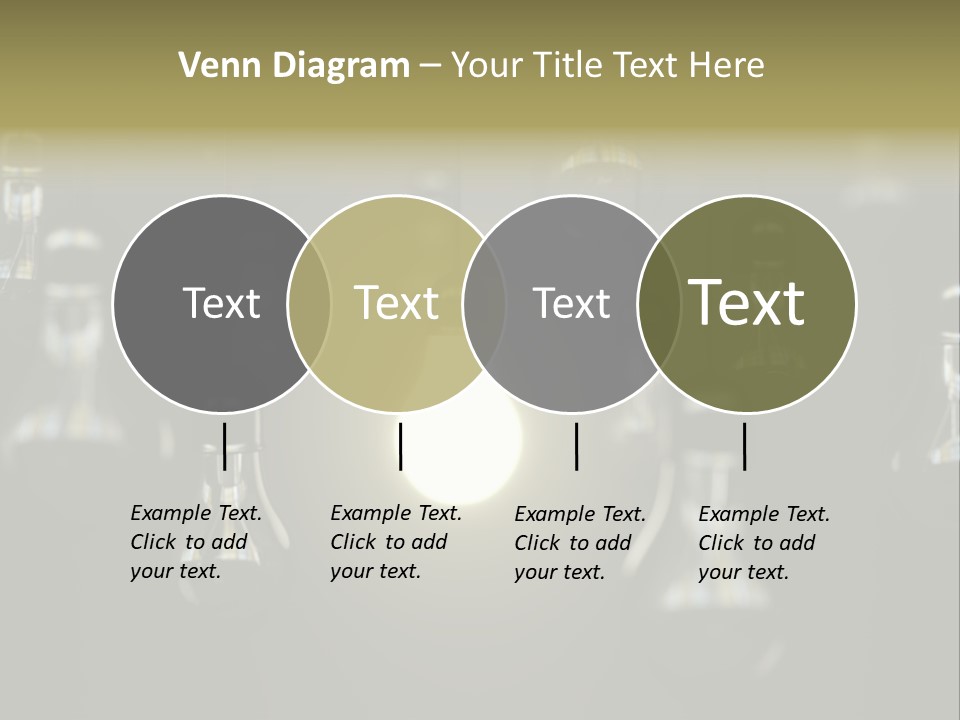 Vertical Supply Bulb PowerPoint Template