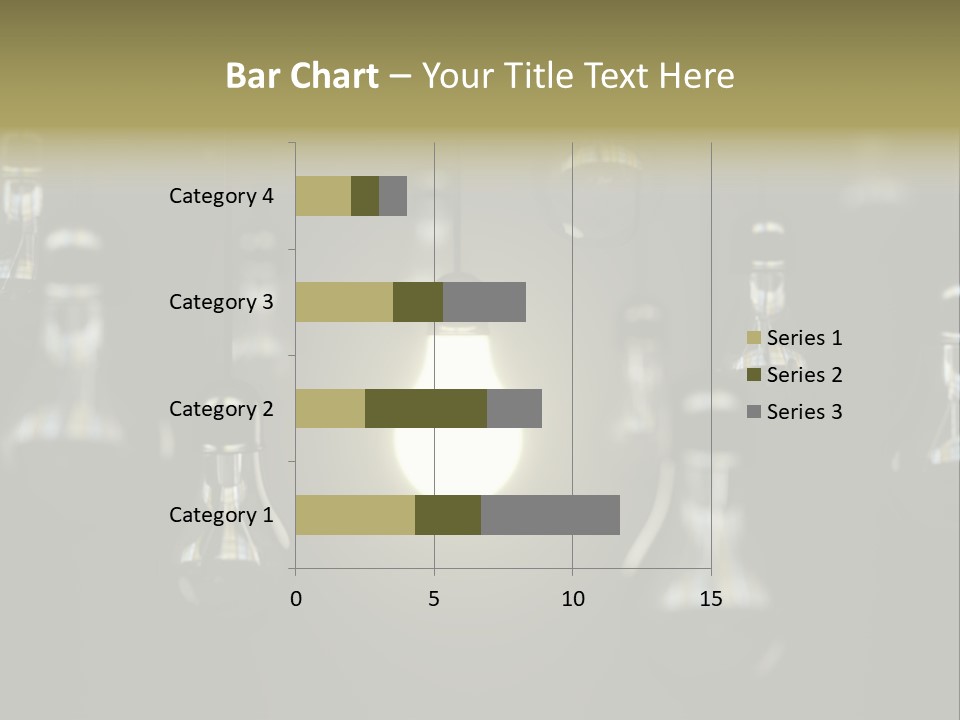 Vertical Supply Bulb PowerPoint Template