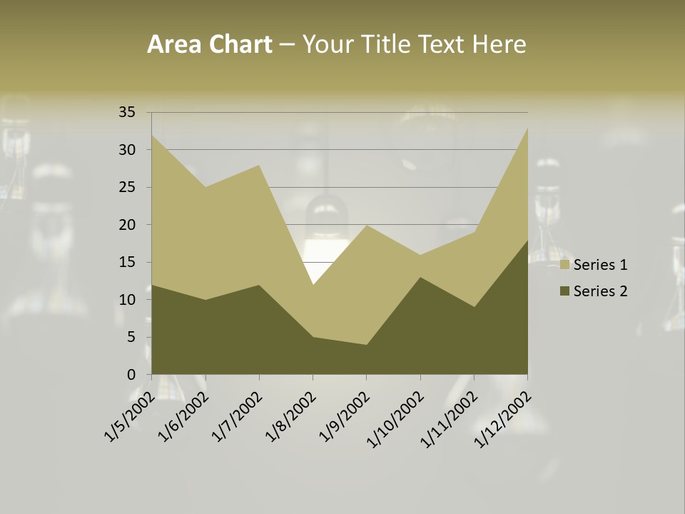 Vertical Supply Bulb PowerPoint Template