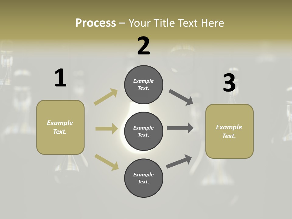 Vertical Supply Bulb PowerPoint Template